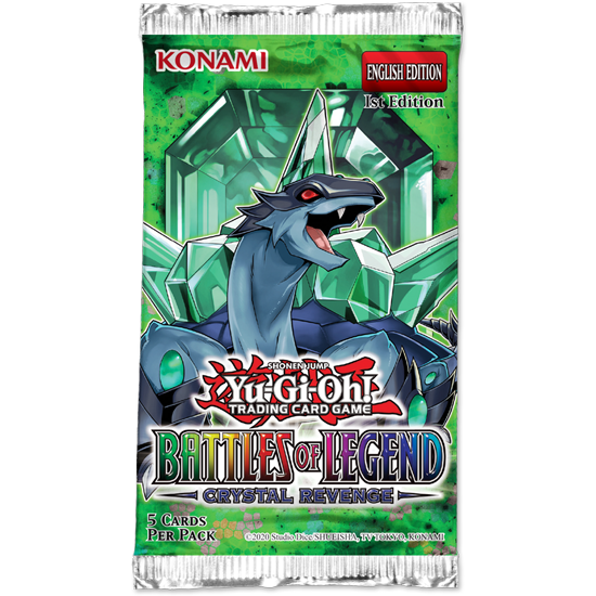 Yugioh Battles of Legends Crystal Revenge Booster Pack