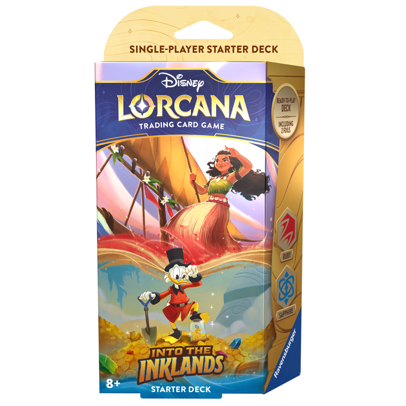 Lorcana Into the Inklands Starter Deck Moana & Scrooge McDuck