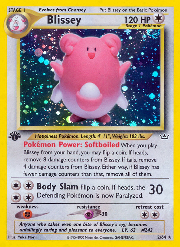 Blissey - Neo Revelation (Rare Holo) [N3-2] English / Near Mint / Normal