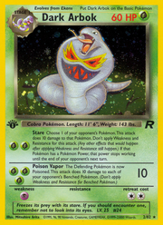 Dark Arbok - Team Rocket (Rare Holo) [TR-2] English / Near Mint / Normal