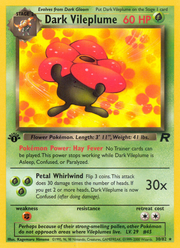 Dark Vileplume - Team Rocket (Rare) [TR-30] English / Near Mint / Normal