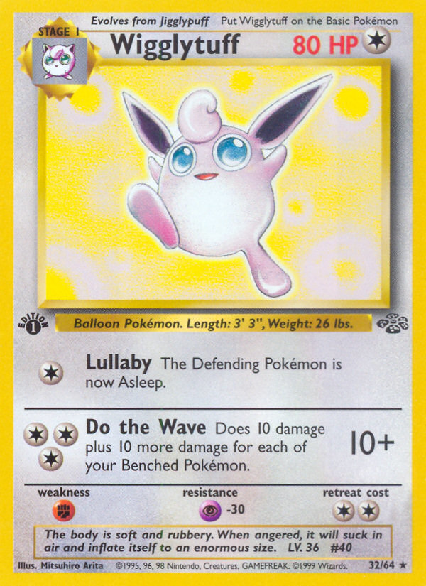Wigglytuff - Jungle (Rare) [JU-32] English / Near Mint / Normal