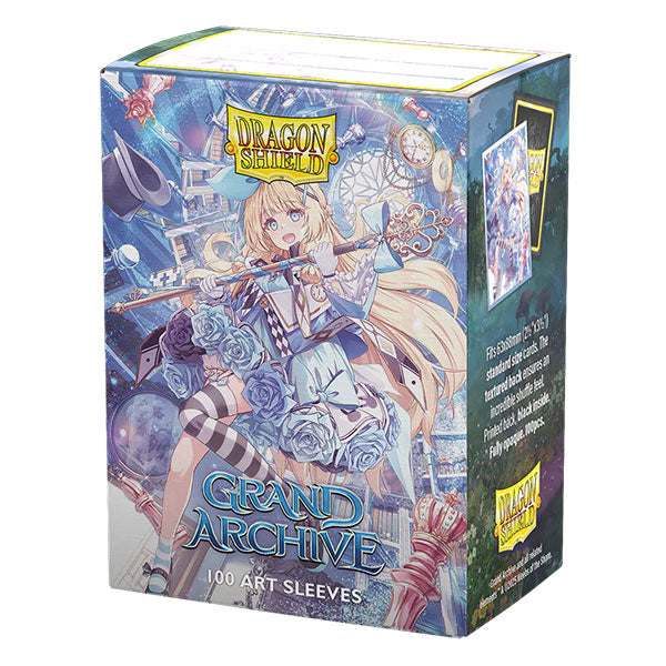 Dual Matte Art Standard Size Sleeves 100pk - Grand Archive Alice Golden Queen