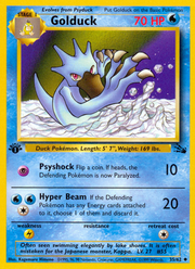Golduck - Fossil (Uncommon) [FO-35] English / Near Mint / Normal