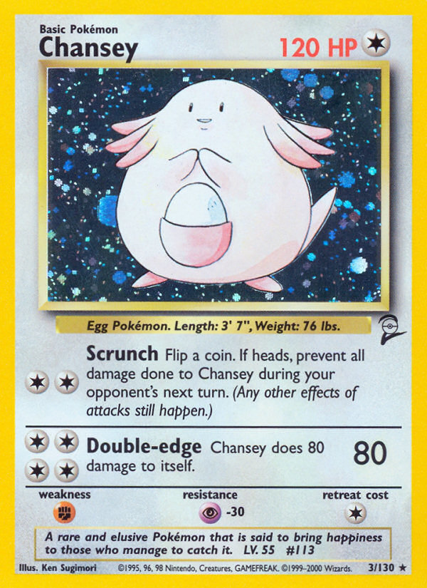Chansey - Base Set 2 (Rare Holo) [B2-3] English / Near Mint / Normal