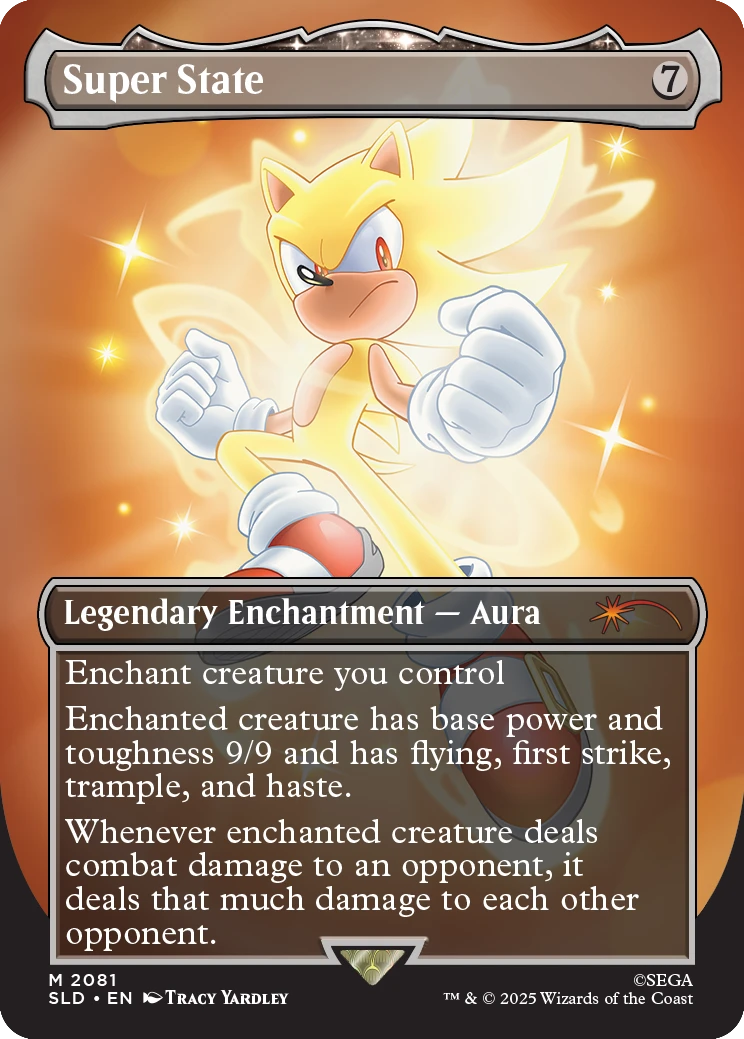 Non Foil Secret Lair - Sonic The Hedgehog: Friends & Foes