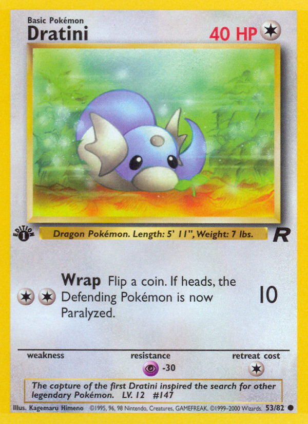 Dratini - Team Rocket (Common) [TR-53] English / Near Mint / Normal