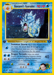 Giovanni's Gyarados - Gym Challenge (Rare Holo) [G2-5] English / Excellent / Normal
