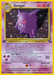 Gengar - Fossil (Rare Holo) [FO-5] English / Good / Normal