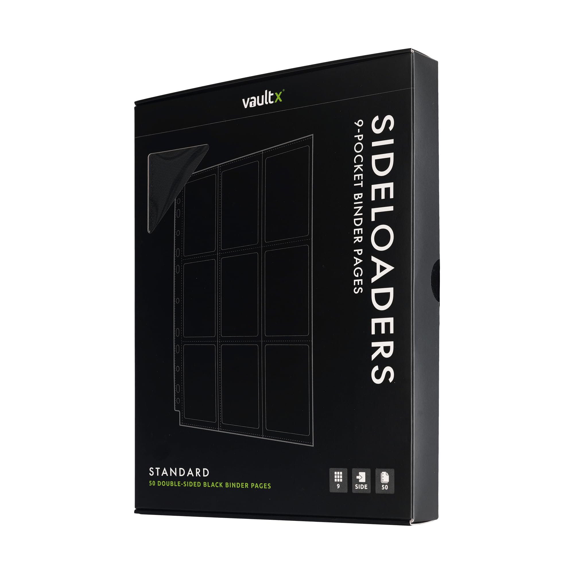Vault X Sideloader 50 9 Pocket Binder Pages