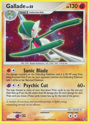 Gallade - Secret Wonders (Rare Holo) [SW-6] English / Excellent / Reverse-Holo Normal