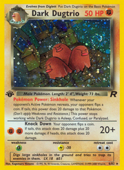 Dark Dugtrio - Team Rocket (Rare Holo) [TR-6] English / Near Mint / Normal