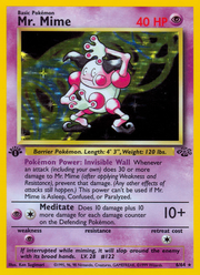 Mr. Mime - Jungle (Rare Holo) [JU-6] English / Near Mint / Normal