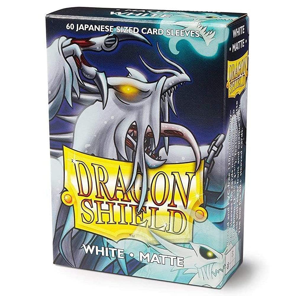 Dragon Shield White Matte 60 Japaneses Sleeves