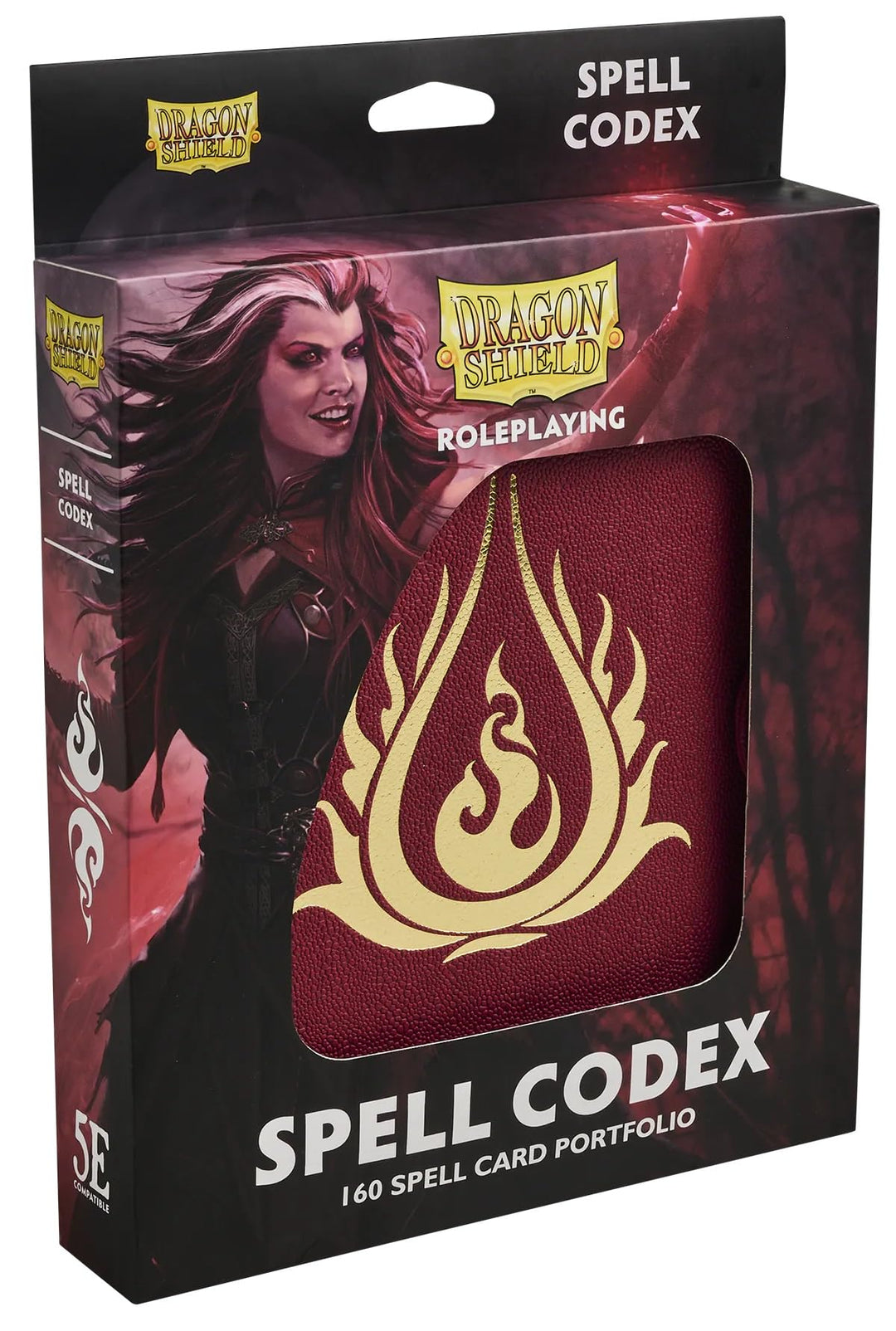 Dragon Shield Spell Codex 160 Spell Card Portfolio Blood Red