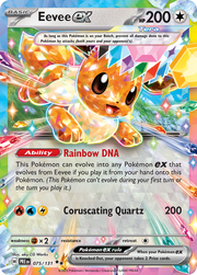 Eevee ex - Prismatic Evolutions (Double Rare) [PRE-75] English / Near Mint / Normal