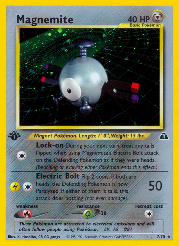 Magnemite - Neo Discovery (Rare Holo) [N2-7] English / Near Mint / Normal