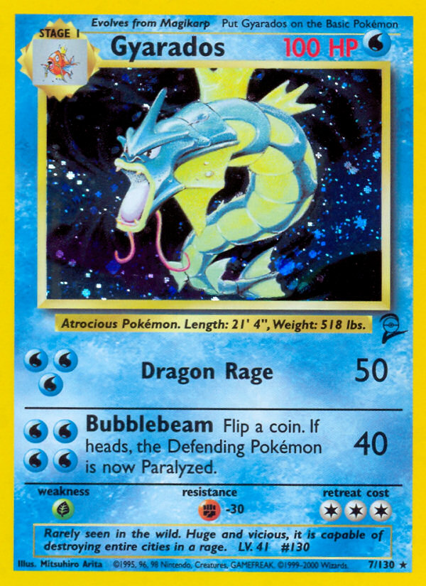 Gyarados - Base Set 2 (Rare Holo) [B2-7] English / Near Mint / Normal
