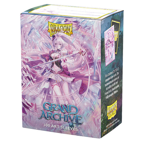 Dual Matte Art Standard Size Sleeves 100pk - Grand Archive Merlin, Brilliant Vestige