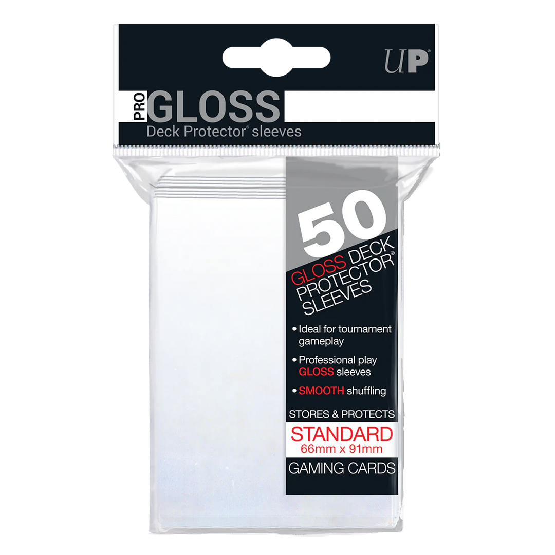 Ultra Pro Gloss White 50 Standard Sleeves