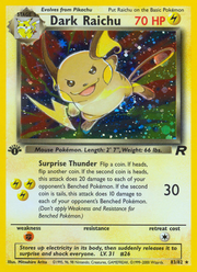 Dark Raichu - Team Rocket (Rare Secret) [TR-83] English / Near Mint / Normal