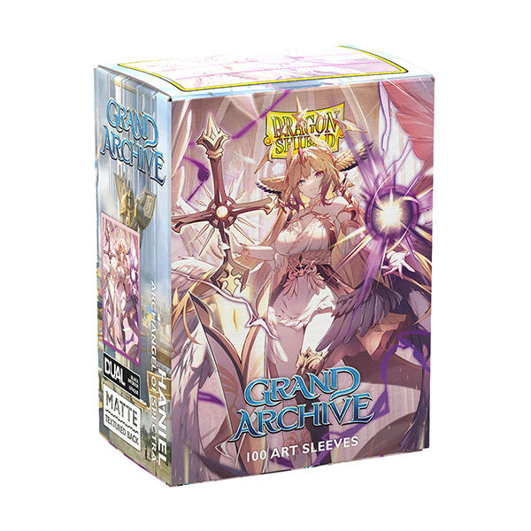 Dragon Shield - Dual Matte Art Standard Size Sleeves 100pk - Grand Archive - Haniel, Archangel of Spectra