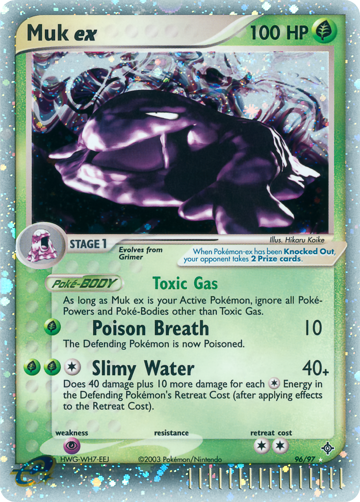 Muk ex - Dragon (Rare Holo EX) [DR-96] English / Near Mint / Normal