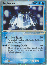 Regice ex - Emerald (Rare Holo EX) [EM-98] English / Near Mint / Normal