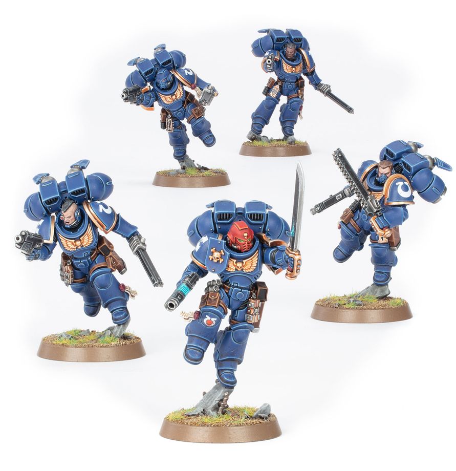 Space Marines: Assult Intercessors with Jump Packs
