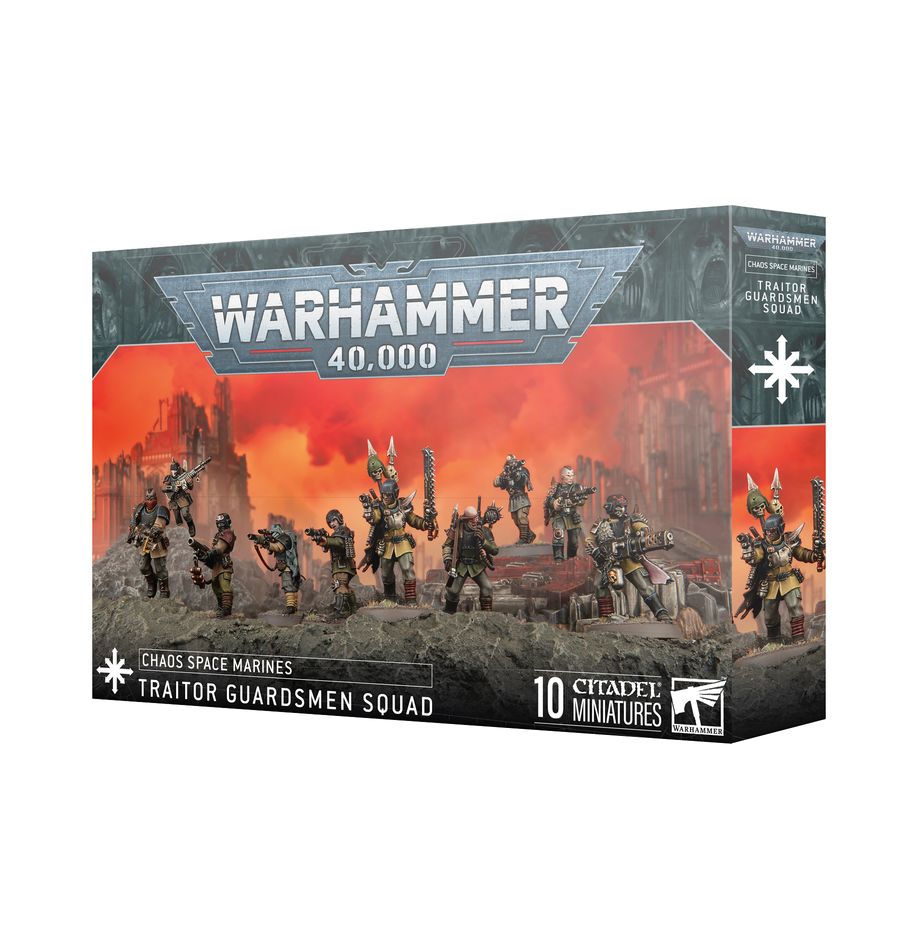 CHAOS SPACE MARINES: TRAITOR GUARDSMEN SQUAD