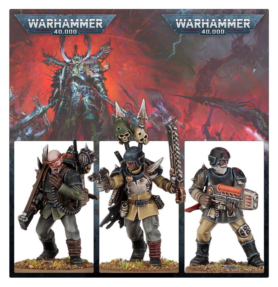 CHAOS SPACE MARINES: TRAITOR GUARDSMEN SQUAD