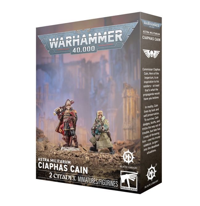 Astra Militarum Ciaphas Cain & Jurgen | Iconic Warhammer Duo