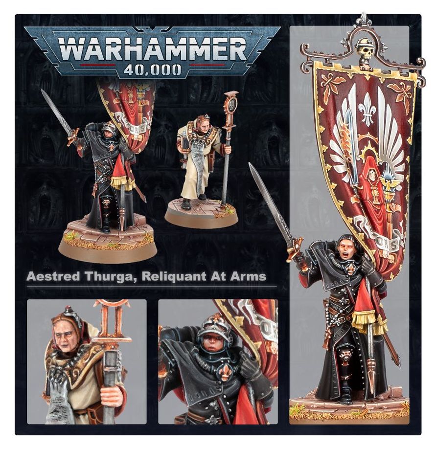 Adepta Sororitas - Aestred Thurga Reliquant at Arms