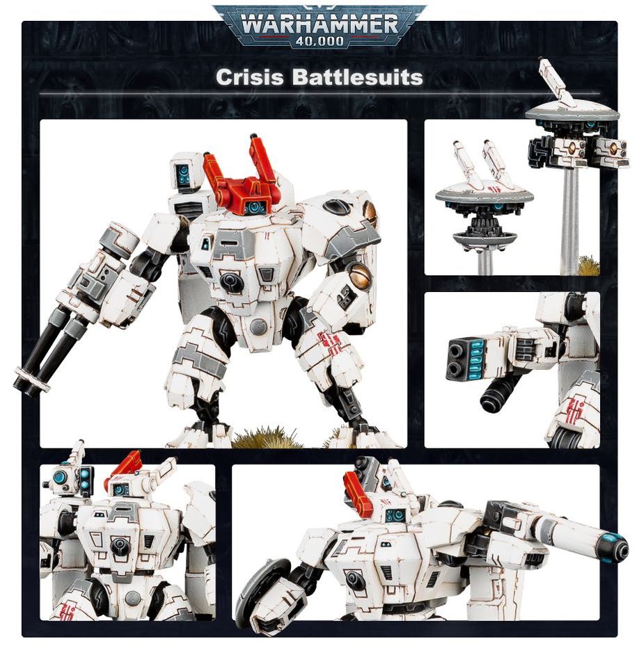 Warhammer 40k Tau Empire - Crisis Battlesuits