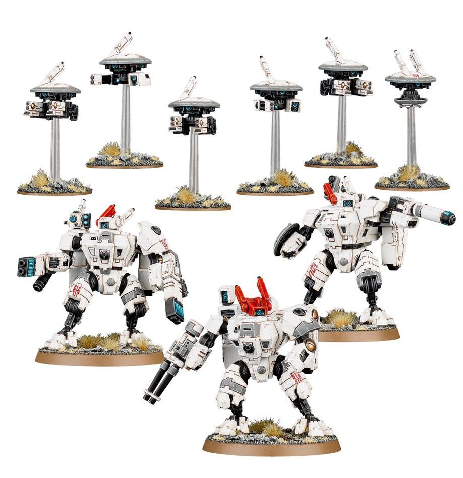 Warhammer 40k Tau Empire - Crisis Battlesuits