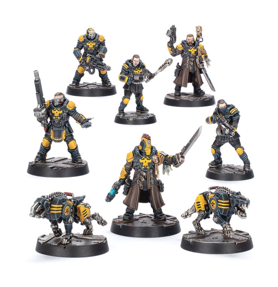 Warhammer Necromunda Palanite Enforcer Captains & Sergeants