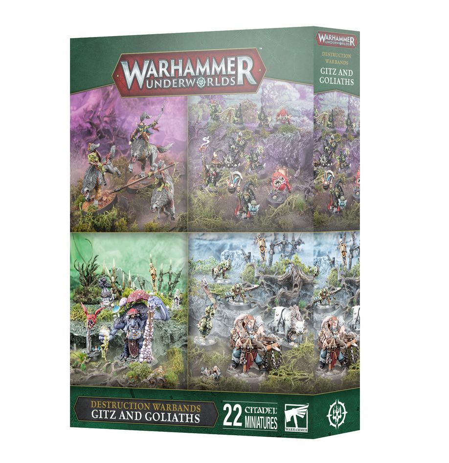 WARHAMMER UNDERWORLDS: Destruction Warbands Gitz and Goliaths
