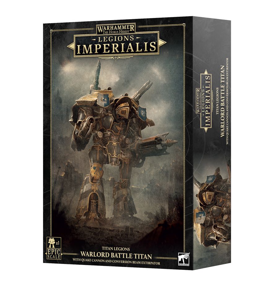 Titan Legions: Warlord Battle Titan with Quake Cannon and Conversion Beam Extirpator