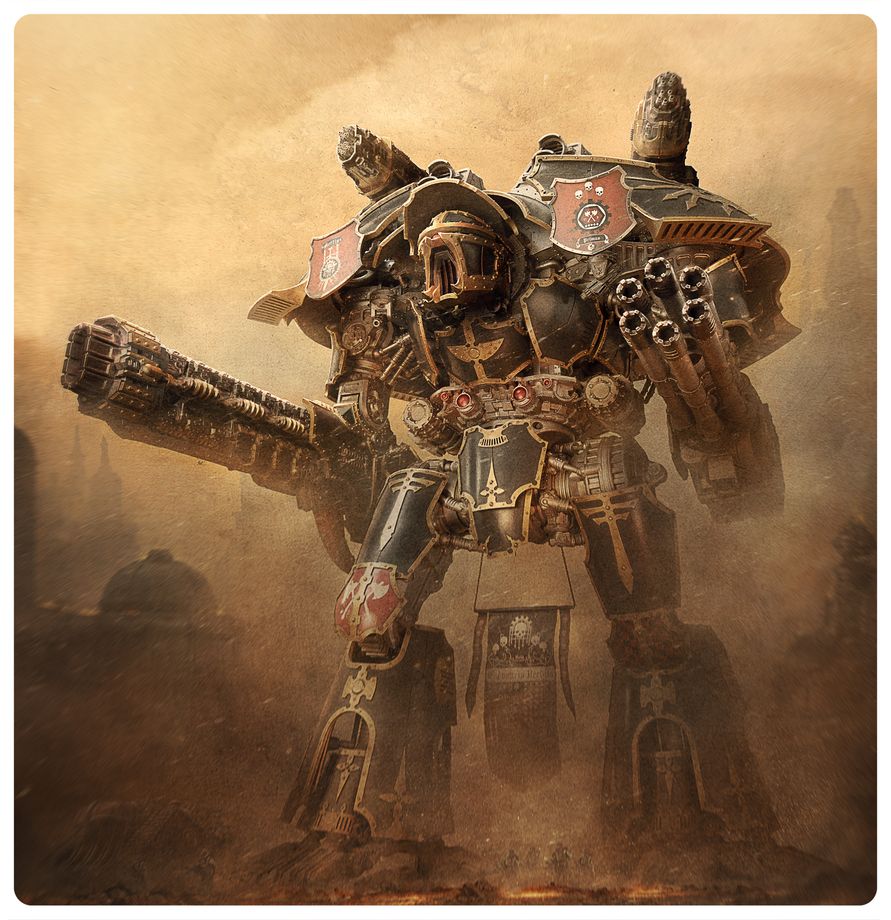 Legions Imperials: Titan Legions - Warlord Battle Titan with Volkite Destructor and Macro-Gatling Blaster