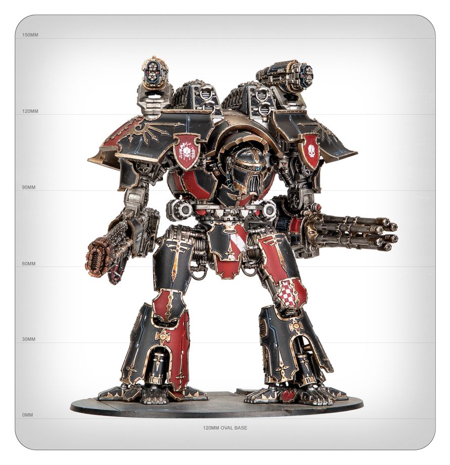 Legions Imperials: Titan Legions - Warlord Battle Titan with Volkite Destructor and Macro-Gatling Blaster