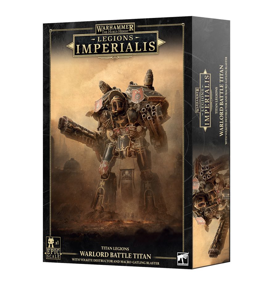 Legions Imperials: Titan Legions - Warlord Battle Titan with Volkite Destructor and Macro-Gatling Blaster