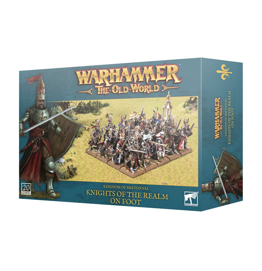 Warhammer The Old-World Kingdom of Bretonnia Knights Of The Realm On Foot