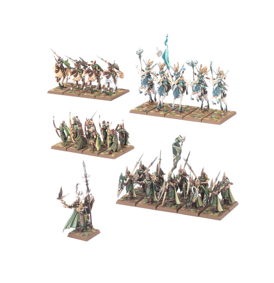 Warhammer The Old World: Wood Elf Realms Battle March Army