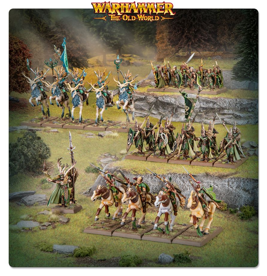 Warhammer The Old World: Wood Elf Realms Battle March Army