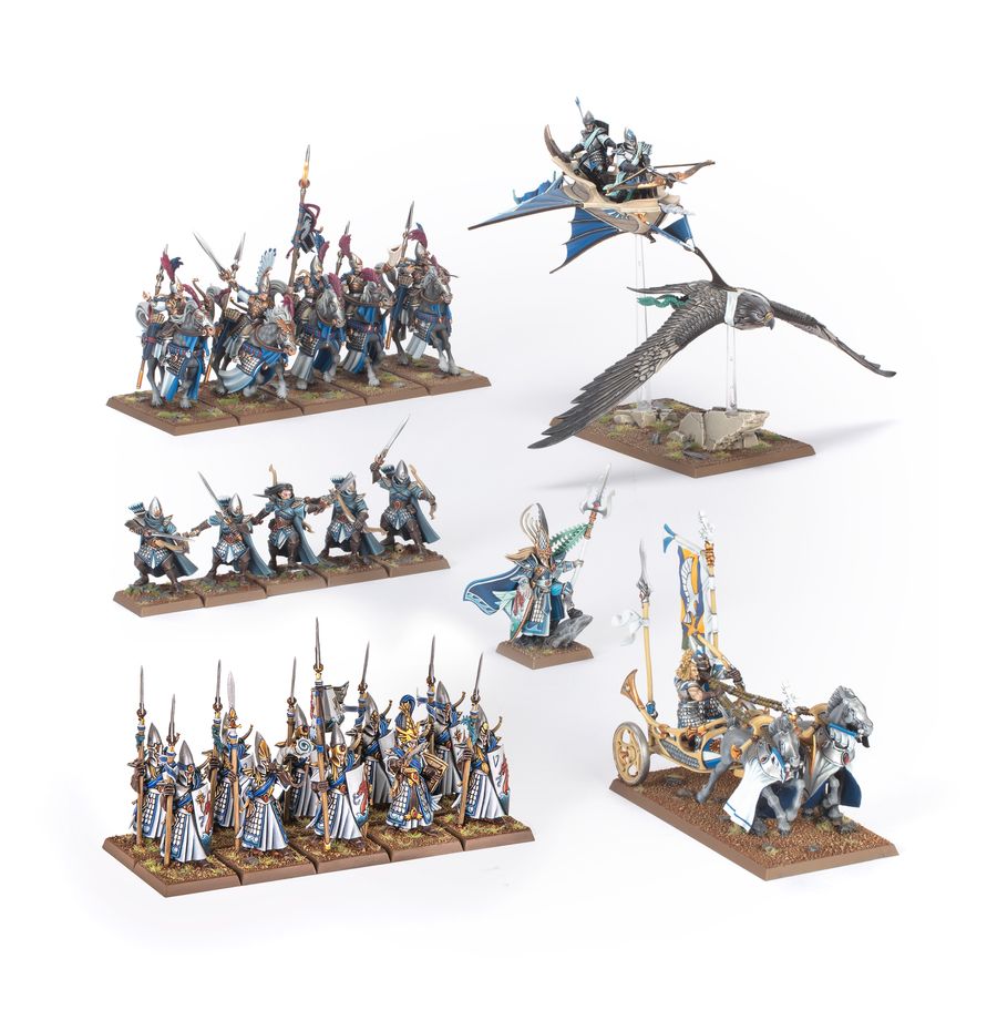 Warhammer The Old World: High Elf Realms Battle March Army