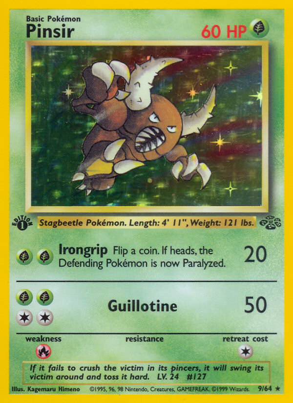 Pinsir - Jungle (Rare Holo) [JU-9] English / Good / Normal