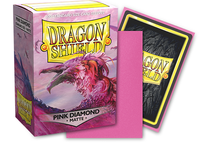 Dragon Shield Pink Diamond 100 Standard Sleeves