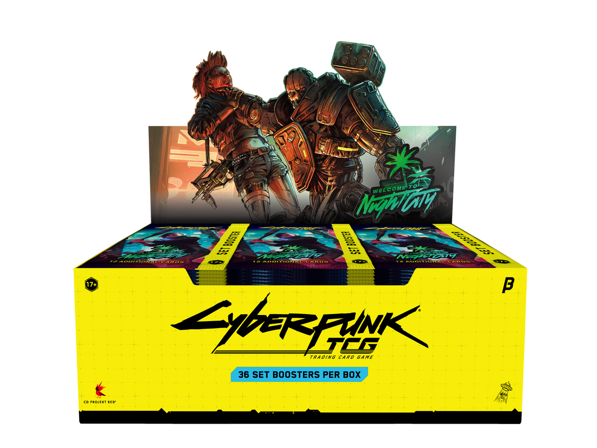 Cyberpunk TCG - Beta Booster Display