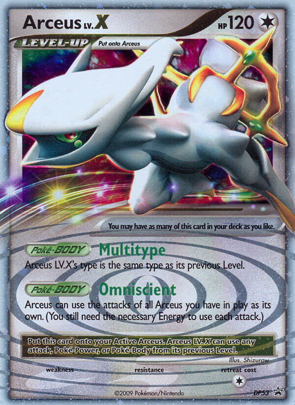 Arceus LV.X - DP Black Star Promos (Promo) [PR-DPP-DP53] English / Excellent / Normal