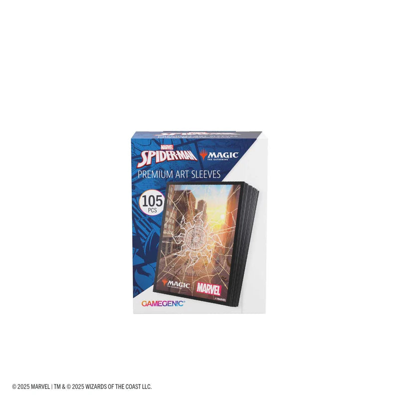 Gamegenic MTG Marvel's Spider-Man Premium Art Sleeves- Spider-Man Plains